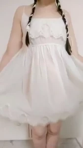 Look at this cute dress i found i look like a sweet innocent virgin