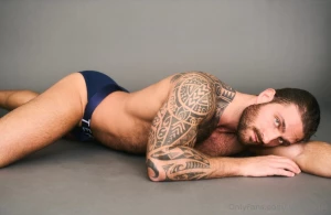 Fans of blue briefs