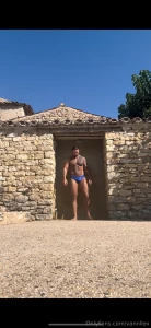 Getting naked shower in public hehe