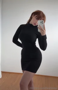 Do you think this little black dress looks good on me