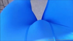 Just some sexy spandex at the gym followed by some fun in the showers