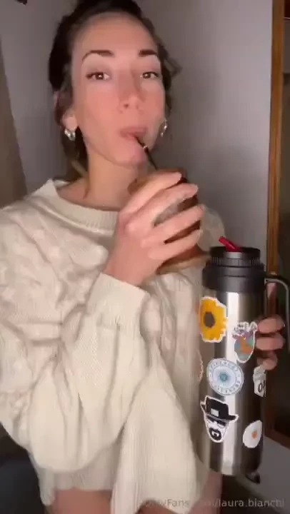 My halloween costume is a lazy girl drinking mate don t think i didn t 