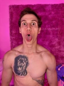 Aaron phdpepper sticking out his tongue part 5