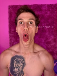 Aaron phdpepper sticking out his tongue part 1