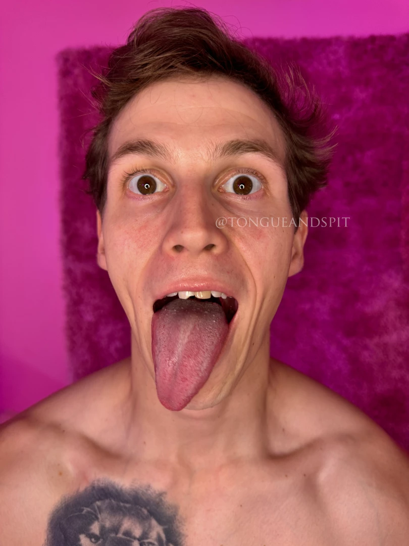 Aaron phdpepper sticking out his tongue part 2 