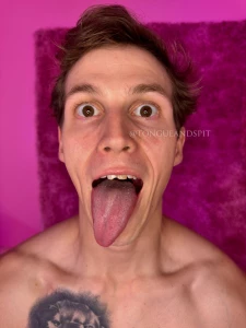 Aaron phdpepper sticking out his tongue part 2