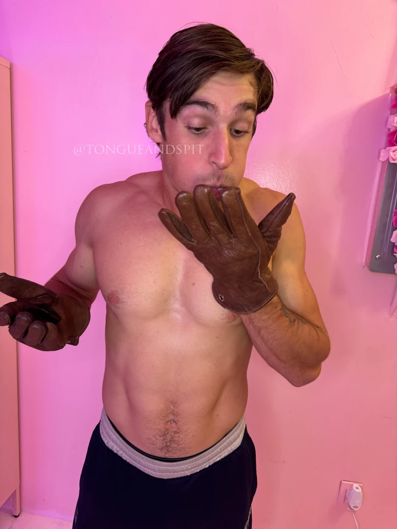 Logan joeyjones99 and leather gloves and spit part 4 