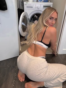 The moment you catch me doing the washing