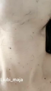 Preview of close-up journey of how my facial armpit breast chest belly