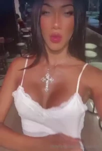 Do you like my new crucifix fyp boobs tits cleavage breast trans