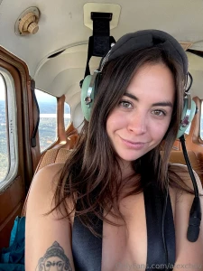 Naked seaplane fun bent over the controls on my back spread giving you