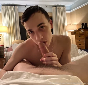 Husband caught troye jacobs sucking on my dick so he punished him with part 5