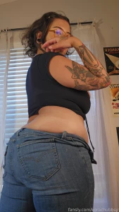 Mom jeans n jiggles bbw chubby fat thick latina milf glasses tummy part 7