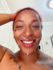 Toda mi lechita en su cara part 9