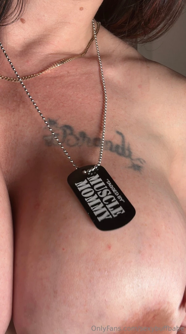 Are you ready to be tagged by muscle mommy buy a dog tag and get a 