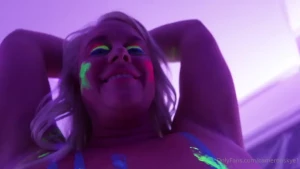 Blacklight sex video - 19 minutes long enjoy