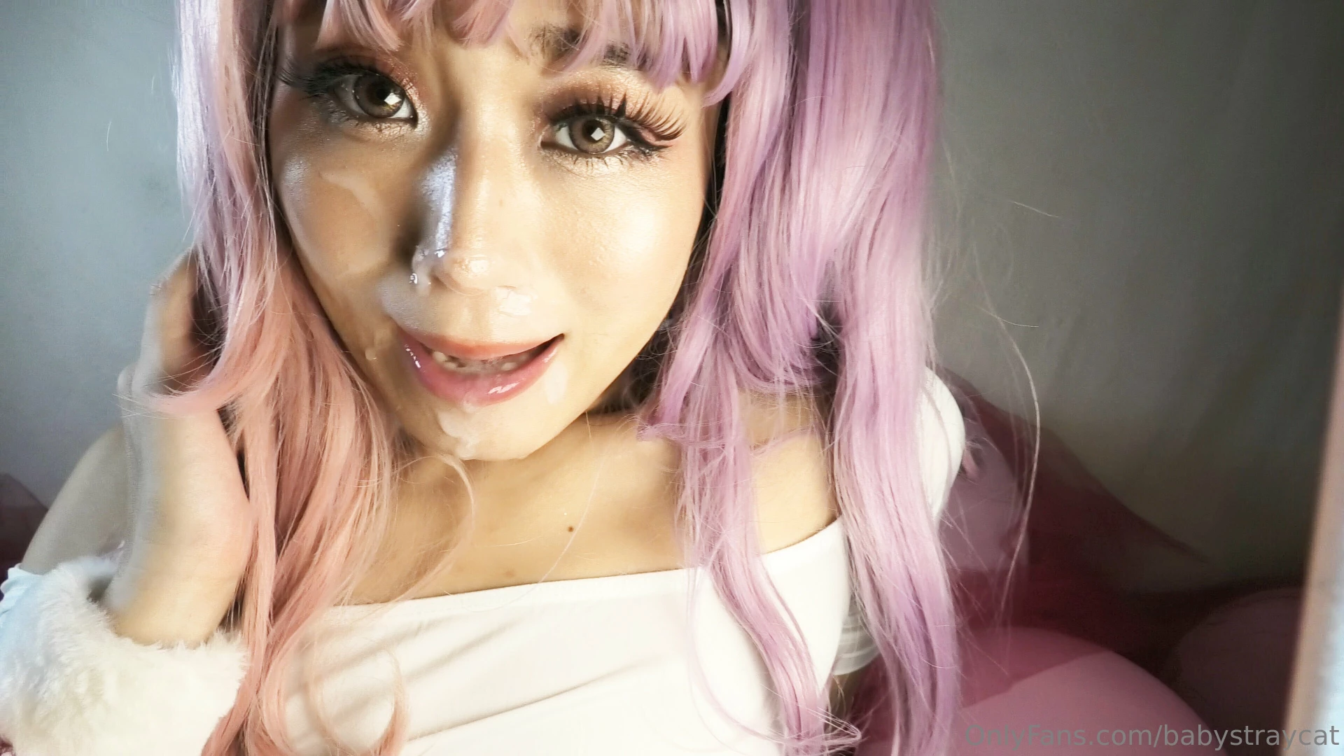 Do i look cute with this cum on my face part 2 