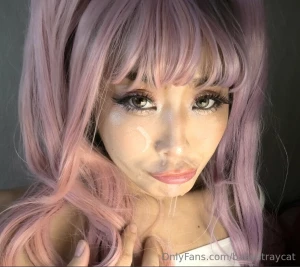 Do i look cute with this cum on my face