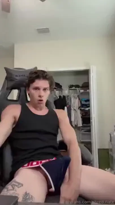 Come to my bedroom we ll be alone pulling out my cock while gaming 