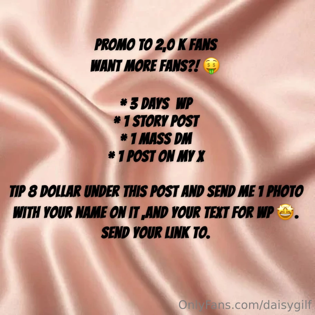 Do promo with me amp get more fans promo 