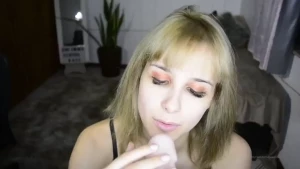 Eye contact while i suck your cock is my power move