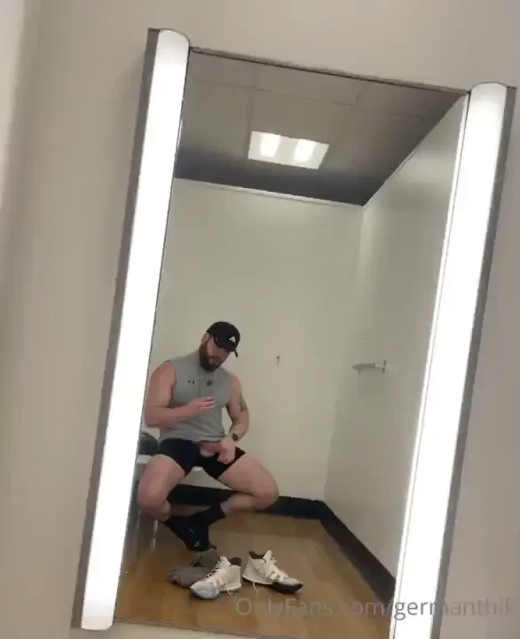 Got a little horny in the dressing room 