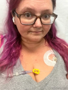 Infusion day i wore my short shorts want to be my nurse today