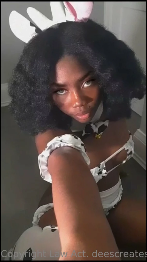 Moooo classic cow maid unlock to watch me cream part 1 