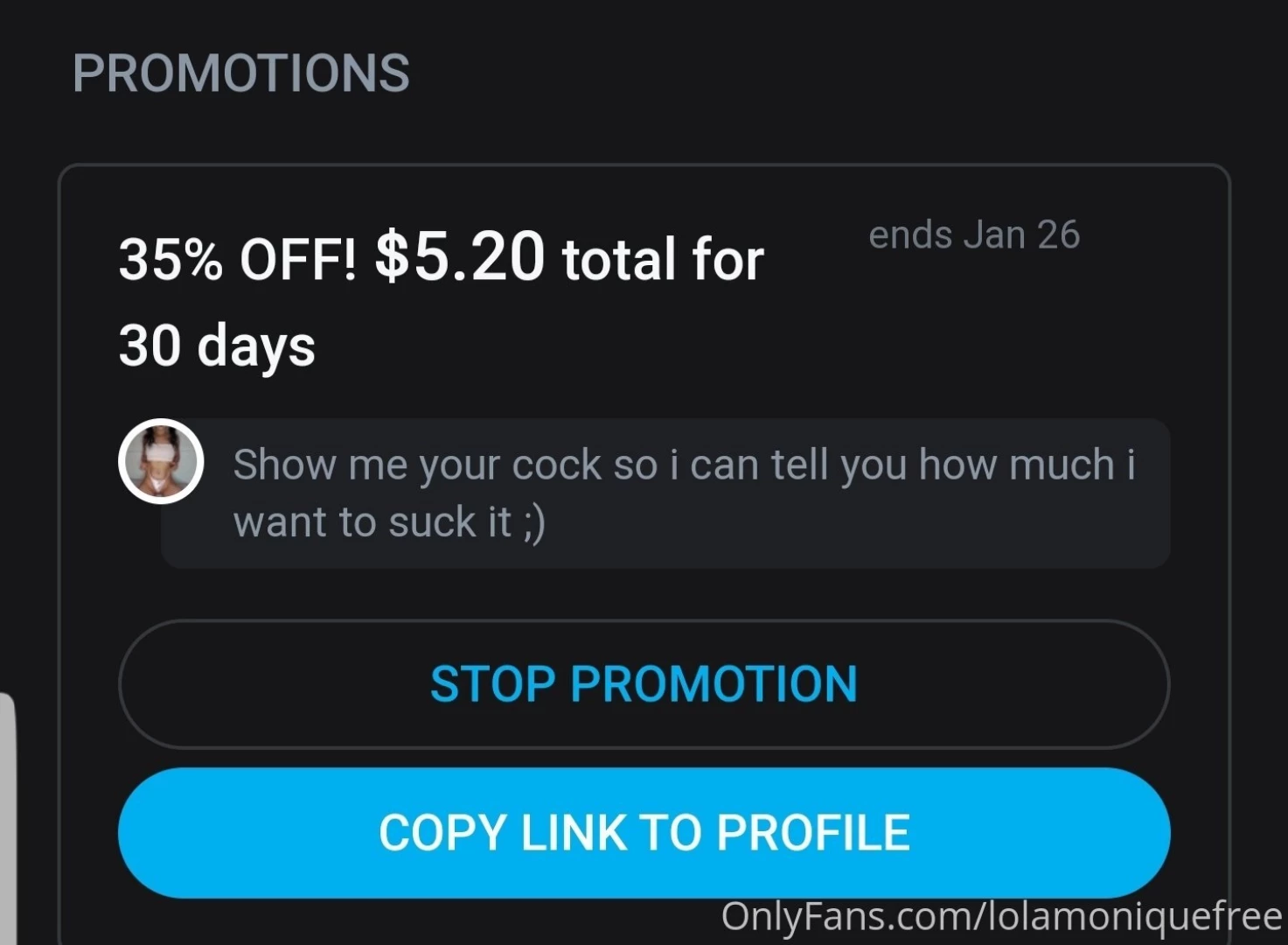 Just made a sale 35 off just 5 20 for 30 days also i m throwing in a 