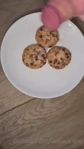 Quick snack try the teentwink18y s cum biscuits