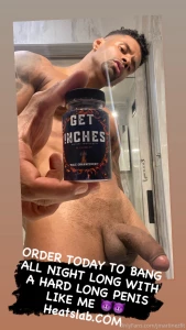 Want a hard big cock like me order my all new male enhancer all