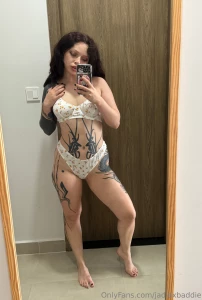 I love cute lingerie i think it looks really nice with my tattoos part 1