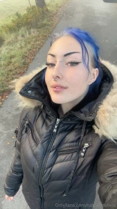 Good morning out for a walk what are you doing