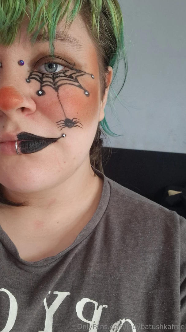 Been playing around with makeup again today new idea for a new clown part 1 