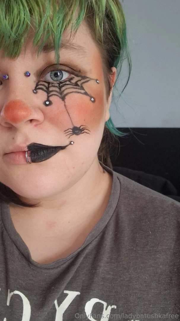 Been playing around with makeup again today new idea for a new clown 