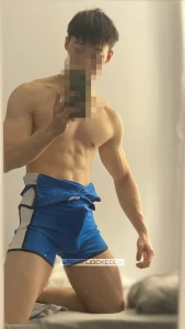 Trying out wrestling as a sport putting on a singlet for the first part 2