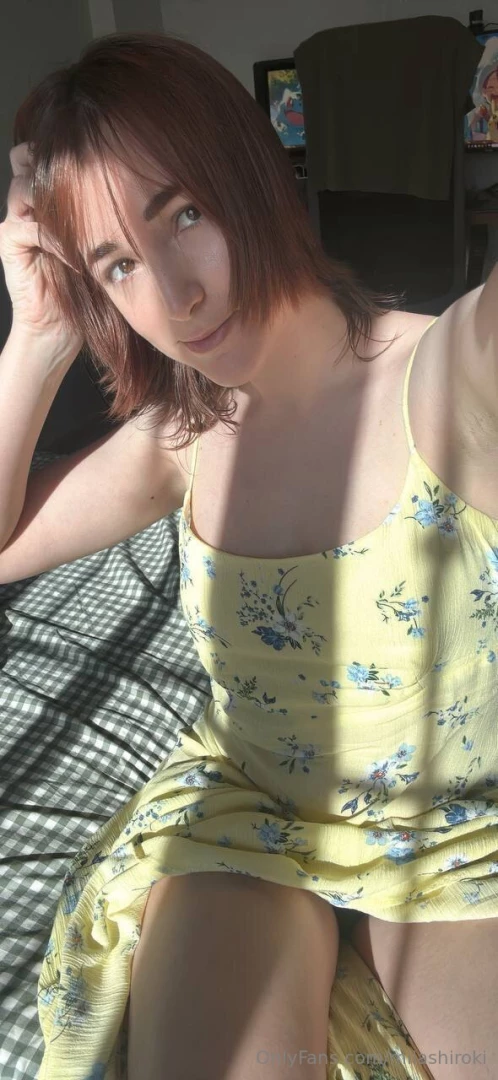 Even the sun liked my new sundress 