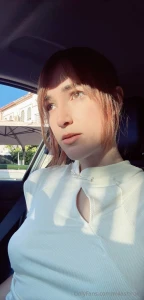 The sun might be melting me but at least it makes my eyes look good