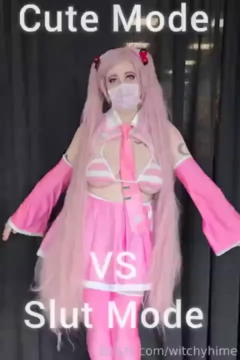 Which version do you like better cute mode or exhibitionist slut mode 