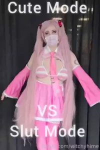 Which version do you like better cute mode or exhibitionist slut mode