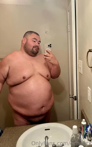 Post shower selfies featuring some belly part 7