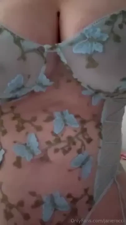 Check inbox transparent butterfly lingerie 