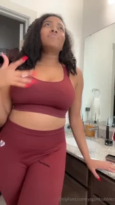 Chit chat after gym before my shower do yall want more vids like this