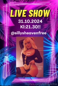 Live her i morgen 21 30 har planer om at denne skal bli dr y sees vi