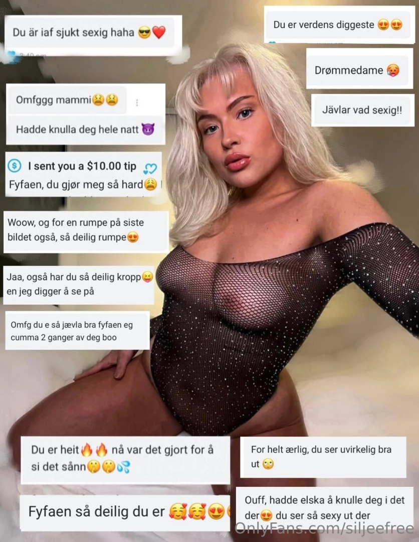 N har jeg salg p 70 siljee kun 50kr for 30 dager p vip 250 bilder og 