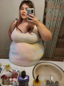 So many years of sink belly pics and the belly just keeps getting part 3