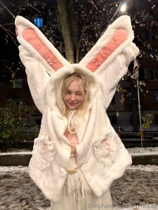 It is cold outside but warm in my heart your little white bunny part 2