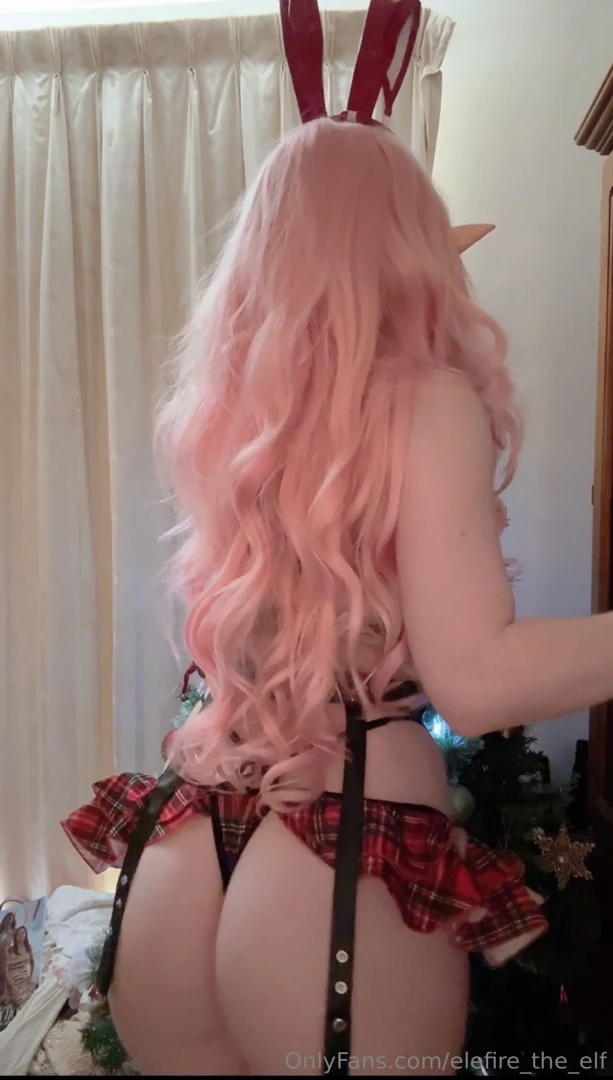 Christmas set pt 1 tiny thong bent over in your face with my lip 