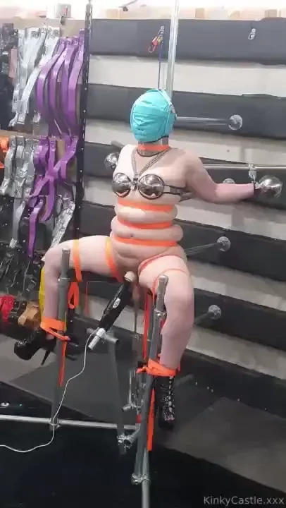 Chastity-toy annrowex getting her yearly dose of orgasms in one go 