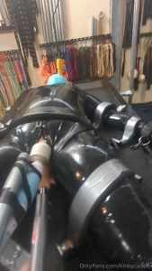 Using rigid piping to align a dildo fucked by hand